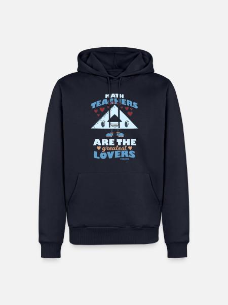 Mathematik Mathe Mathematiker Mathelehrer Geschenk - Männer Premium Bio Hoodie - Navy
