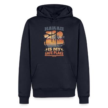 Hawaii Urlaub Aloha Sommer Hawaiian Geschenk - Männer Premium Bio Hoodie - Navy - Vorne - Nico (187cm)
