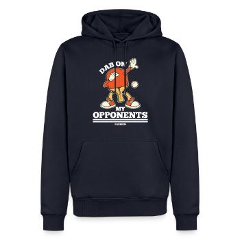 Dab On My Opponents Table Tennis - Men’s Premium Organic Hoodie - navy - Front - Nico (187cm)