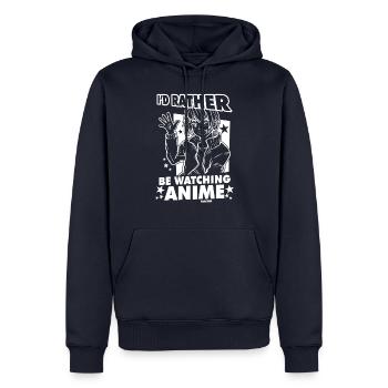 I Love Anime Japan Manga Cosplay Nerd Geschenk - Männer Premium Bio Hoodie - Navy - Vorne - Nico (187cm)