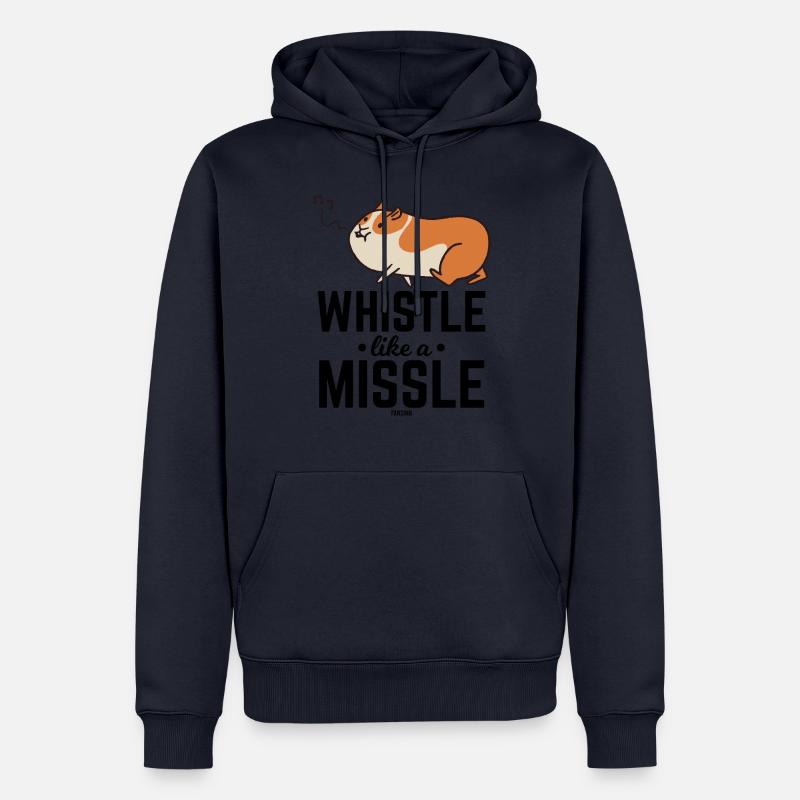 Hamster pfeift ein Lied - Männer Premium Bio Hoodie - Navy
