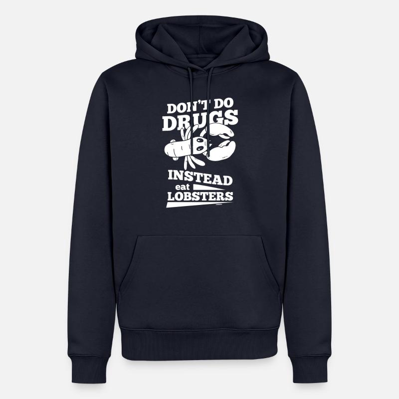 Hummer Geschenkidee - Männer Premium Bio Hoodie - Navy