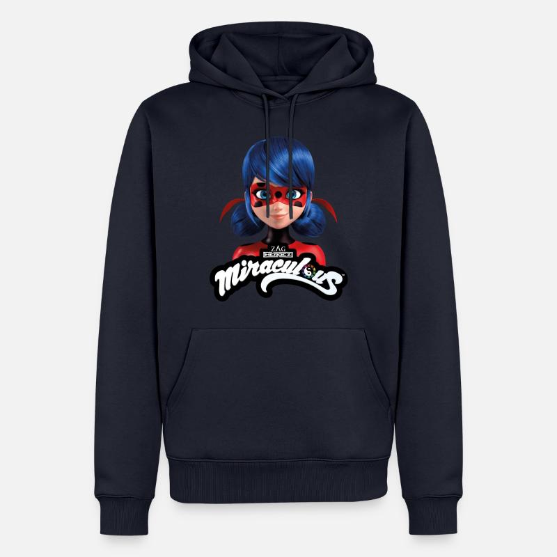 Miraculous Ladybug Mit Logo - Männer Premium Bio Hoodie - Navy