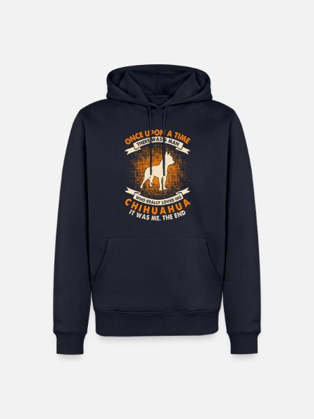 Einmal - Chihuahua - Männer Premium Bio Hoodie - Navy