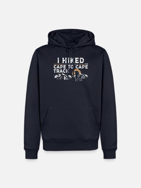 Wanderte - Cape To Cape Track - Männer Premium Bio Hoodie - Navy