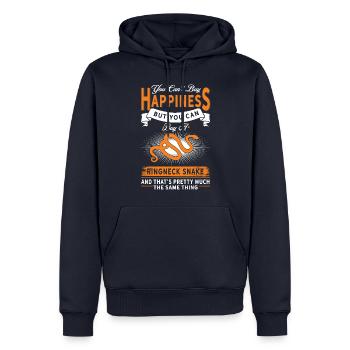 Vous pouvez acheter Ringneck Snake - Sweat à capuche Premium bio Homme - bleu marine - Devant - Nico (187cm)