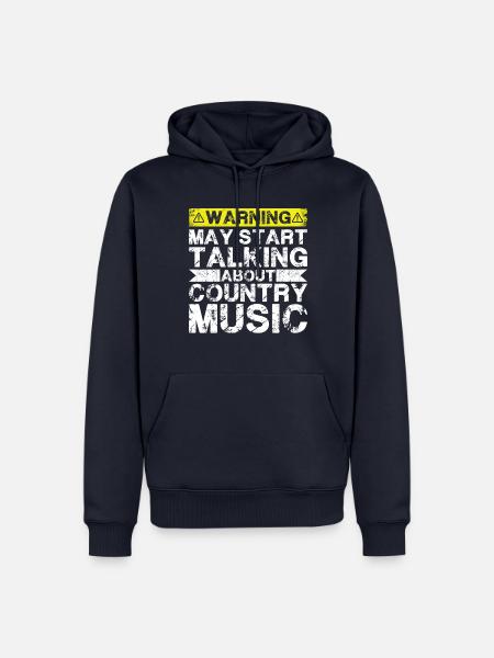 Apropos Country-Musik - Männer Premium Bio Hoodie - Navy