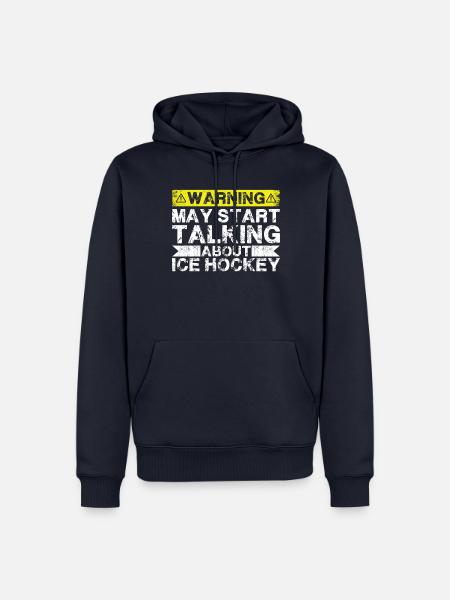 Apropos Eishockey - Männer Premium Bio Hoodie - Navy