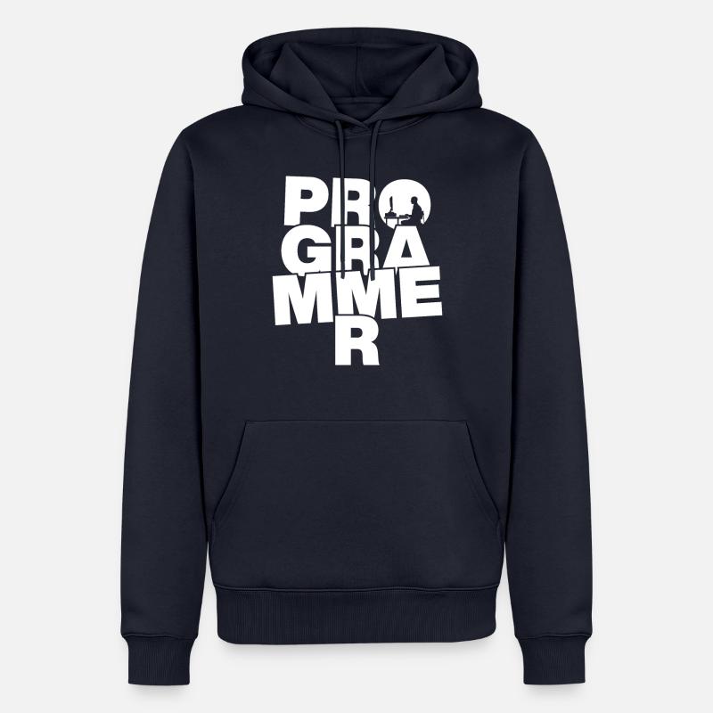 Programming profession Job - Programmer - Men’s Premium Organic Hoodie - navy