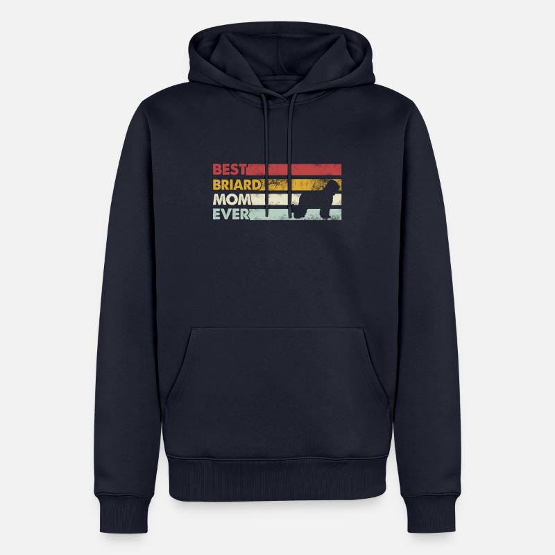 Beste Mutter Aller Zeiten - Briarde - Männer Premium Bio Hoodie - Navy