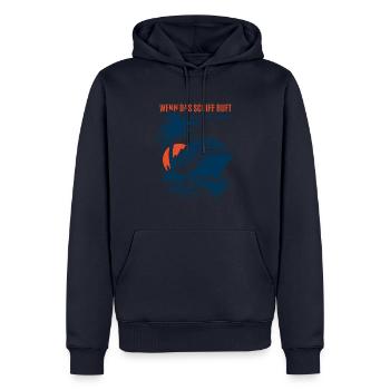 Wenn das Schiff ruft muss ich gehen - Kreuzfahrt - Männer Premium Bio Hoodie - Navy - Vorne - Nico (187cm)