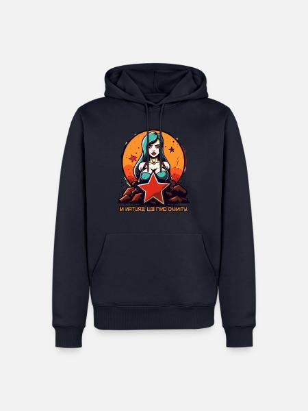 Natürliche Mutter Natur - Männer Premium Bio Hoodie - Navy