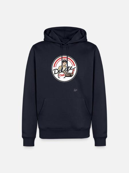 Computer-Nerd vom Löschen-Club - Männer Premium Bio Hoodie - Navy