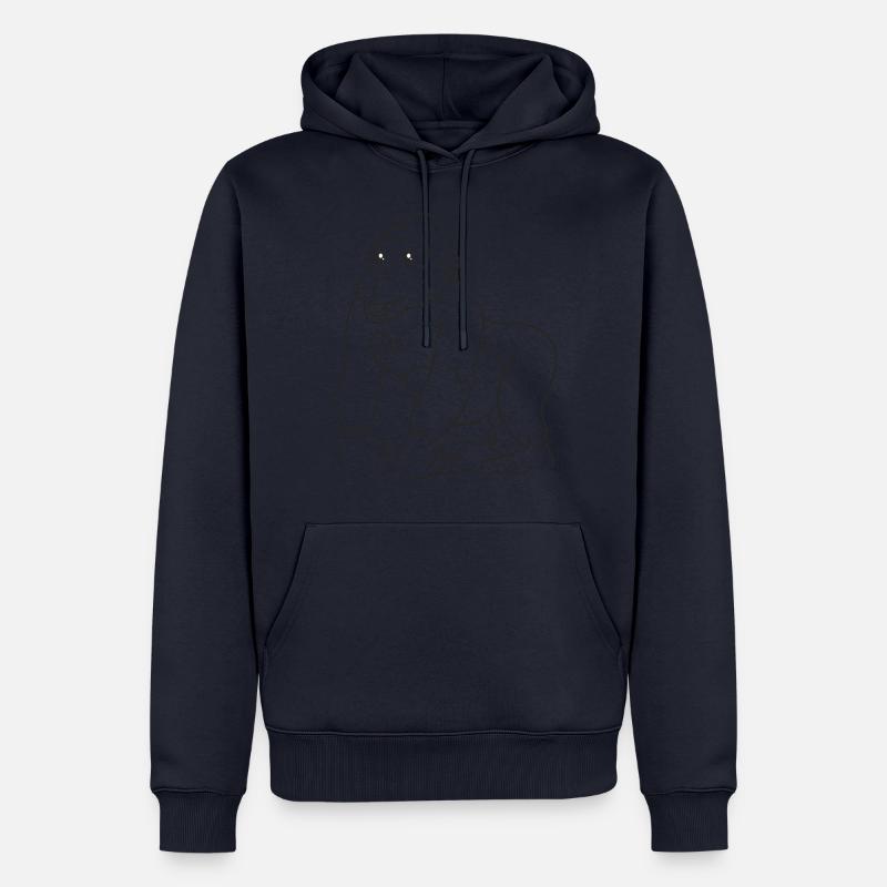 Gorilla, Affe, Geschenk, Geschenkidee - Männer Premium Bio Hoodie - Navy