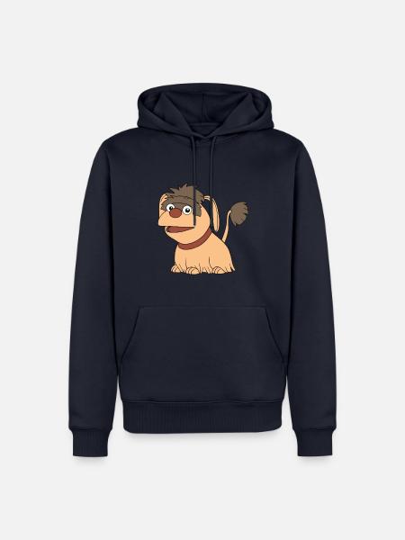 Moppi - Männer Premium Bio Hoodie - Navy