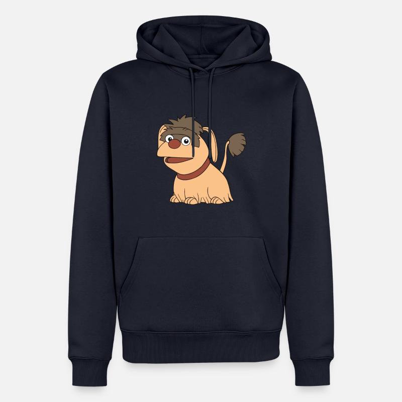 Moppi - Männer Premium Bio Hoodie - Navy