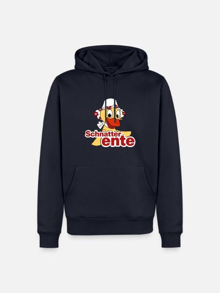 Schnatterinchen Schnatterente - Männer Premium Bio Hoodie - Navy