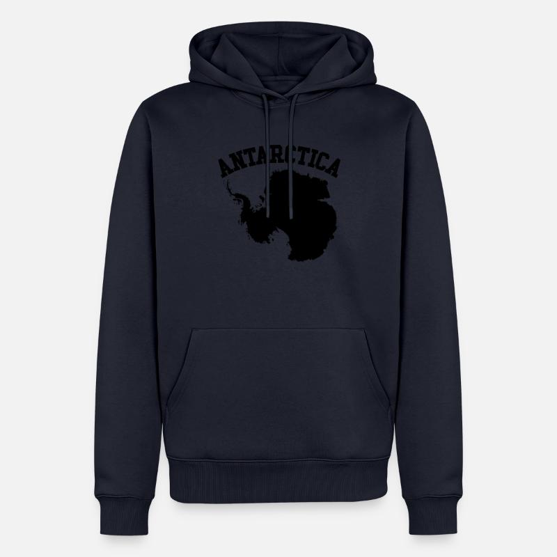 Antarktis die Eispausee Antarktis - Männer Premium Bio Hoodie - Navy