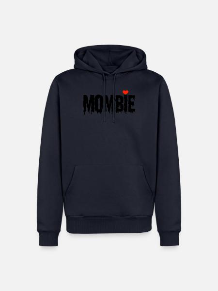 Mombie Mom Halloween Mom Zombie Mombie - Männer Premium Bio Hoodie - Navy