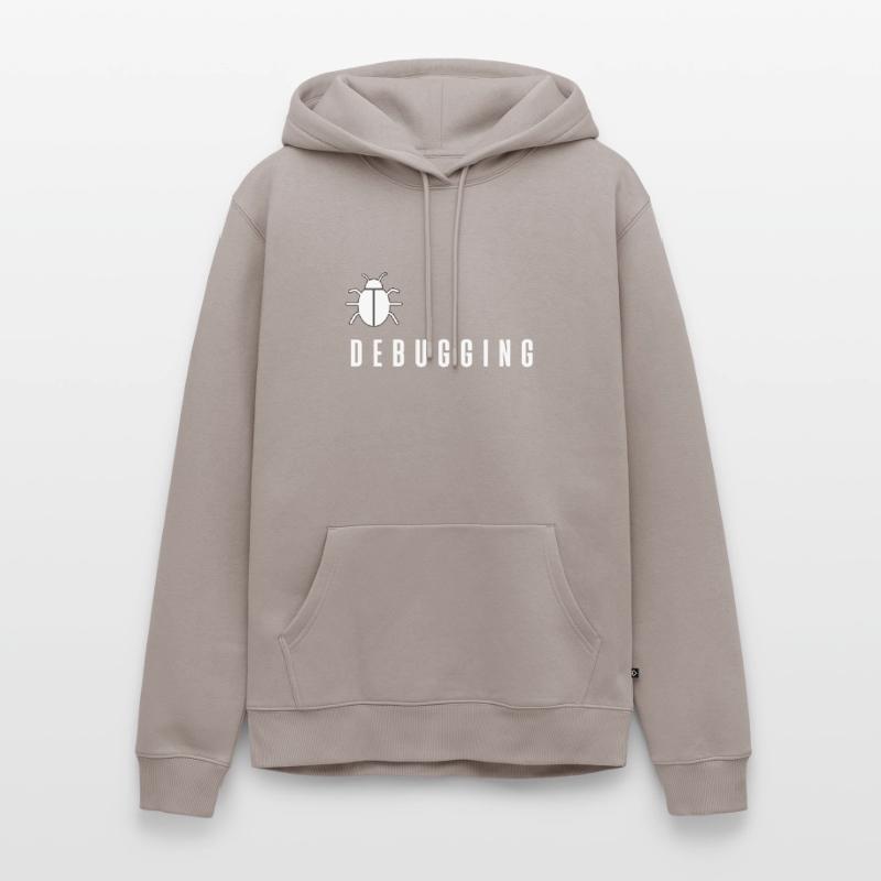 coding programmer tech funny design debugging Men’s Premium Organic Hoodie