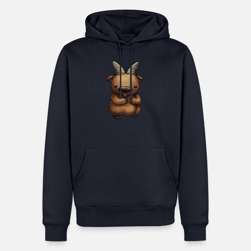 Hâte de l'argent? - Sweat à capuche Premium bio Homme - bleu marine