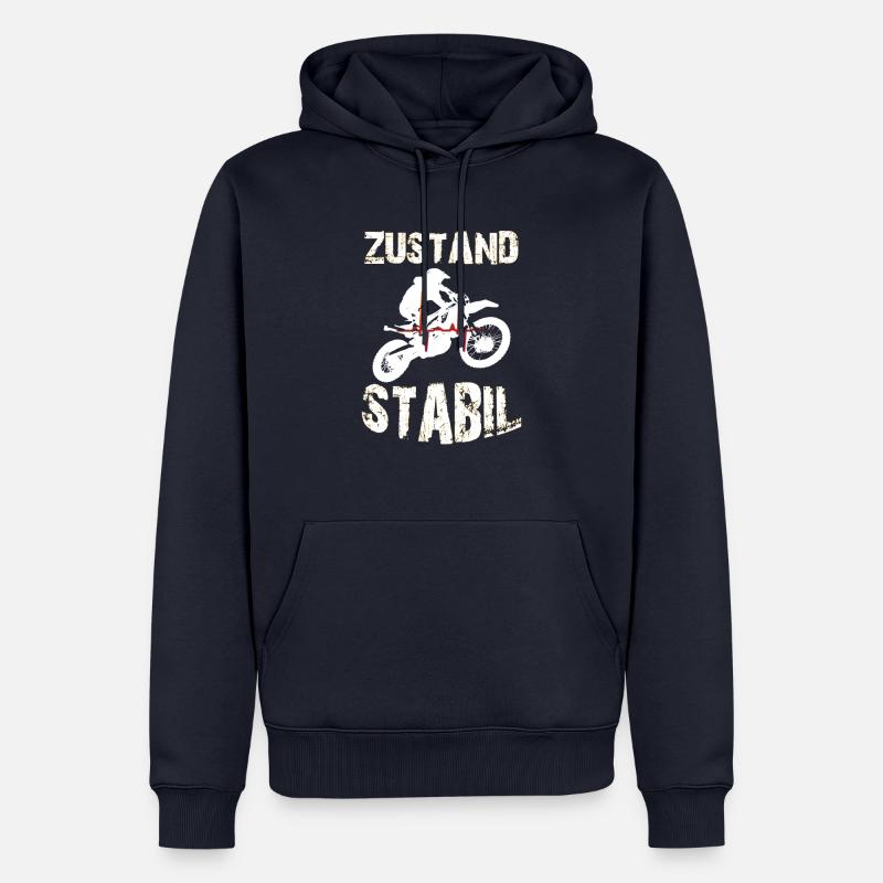 ENDURO - Männer Premium Bio Hoodie - Navy
