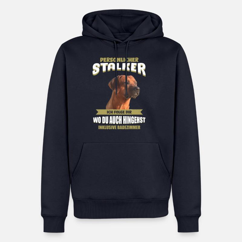 Rhodesian Ridgeback - Rhodesian Ridgeback Hund - Männer Premium Bio Hoodie - Navy