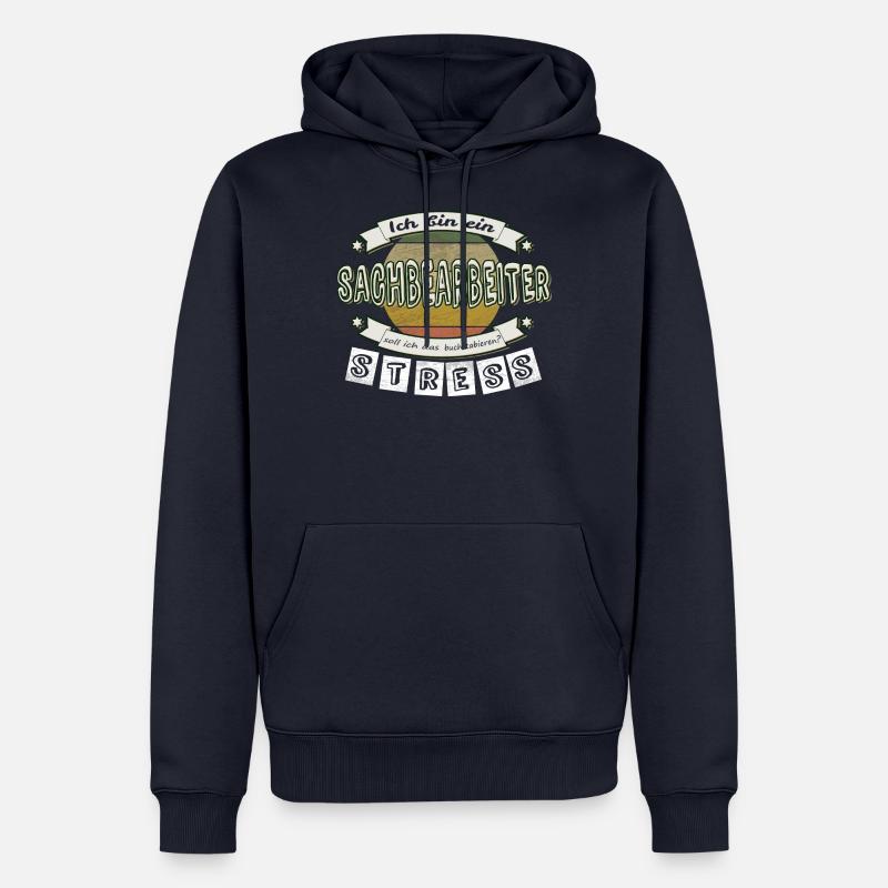 Sachbearbeiter - Männer Premium Bio Hoodie - Navy