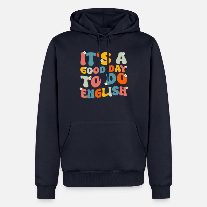Enseignant Professeur d’école Enseignant Enseignant - Sweat à capuche Premium bio Homme - bleu marine