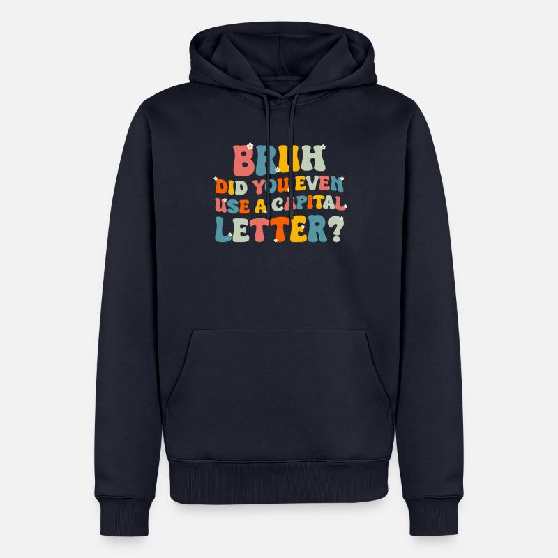 Enseignant Professeur d’école Enseignant Enseignant - Sweat à capuche Premium bio Homme - bleu marine