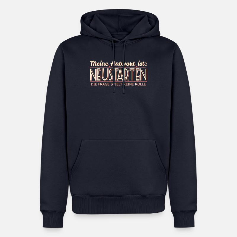 IT Informatik EDV - Männer Premium Bio Hoodie - Navy