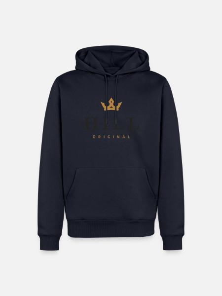 Hill Original Familienlogo - Männer Premium Bio Hoodie - 