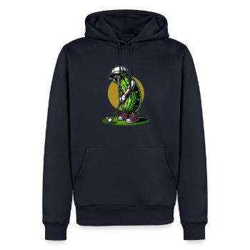 Funny Pickl Golf Player Humor - Men’s Premium Organic Hoodie - navy - Front - Nico (187cm)