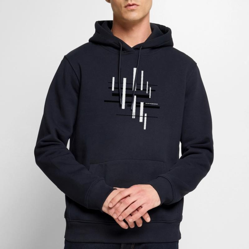 Architecture Pattern Abstract Men’s Premium Organic Hoodie