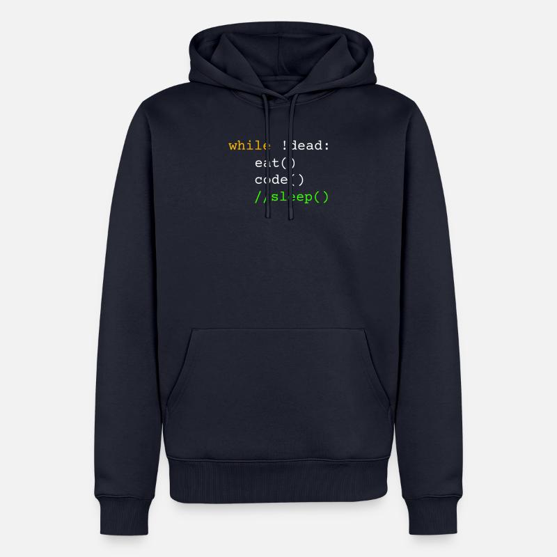 Programmeur cadeau - Sweat à capuche Premium bio Homme - bleu marine