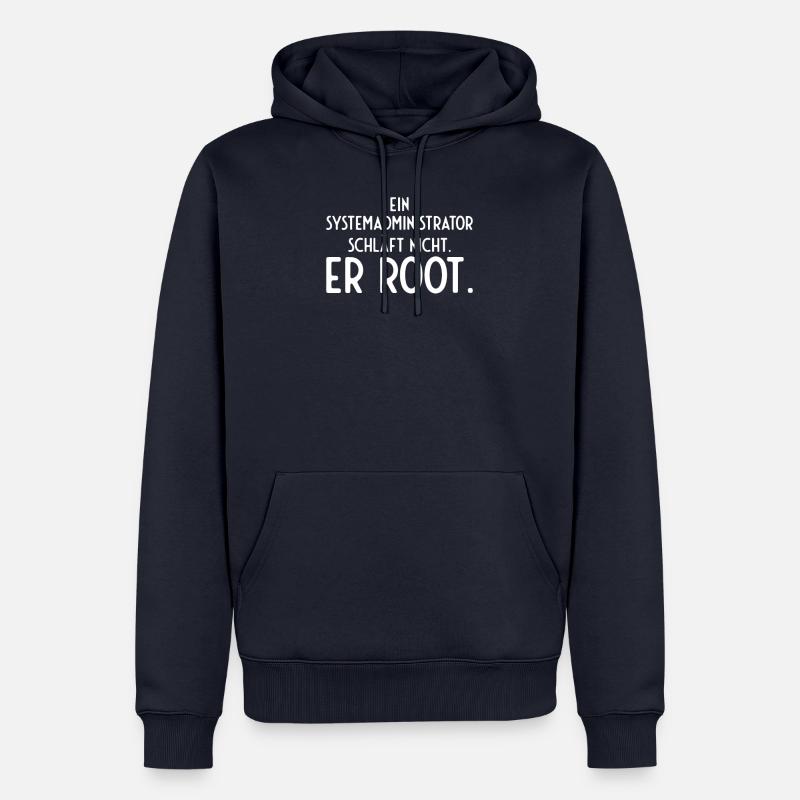 Informatiker Admin EDV - Männer Premium Bio Hoodie - Navy
