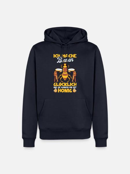 Bienenzüchter Bienenstamm Honigbiene Biene - Männer Premium Bio Hoodie - Navy