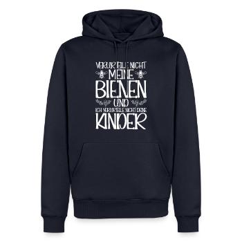 Bienenliebhaber Imkeranzug Bienenzüchter Honig - Männer Premium Bio Hoodie - Navy - Vorne - Nico (187cm)
