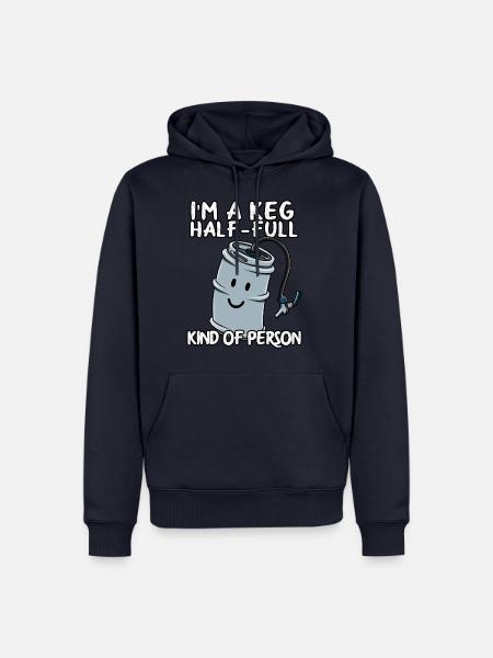 Lustiges Bier Party - Männer Premium Bio Hoodie - Navy