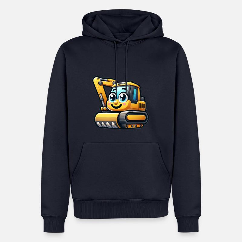 Bagger Design Geschenk Geschenkidee - Männer Premium Bio Hoodie - Navy