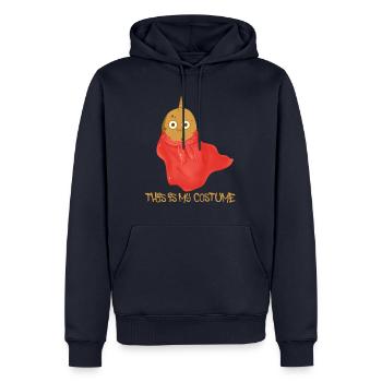 this is my costume,potato,halloween - Men’s Premium Organic Hoodie - navy - Front - Nico (187cm)