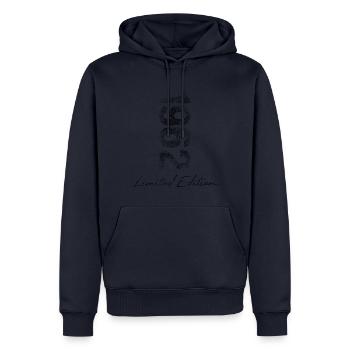 Anniversaire 1962 Édition Limitée Cadeau Occasion Cool - Sweat à capuche Premium bio Homme - bleu marine - Devant - Nico (187cm)