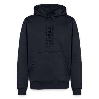 Anniversaire 2005 Édition Limitée Cadeau Occasion Cool - Sweat à capuche Premium bio Homme - bleu marine - Devant - Nico (187cm)