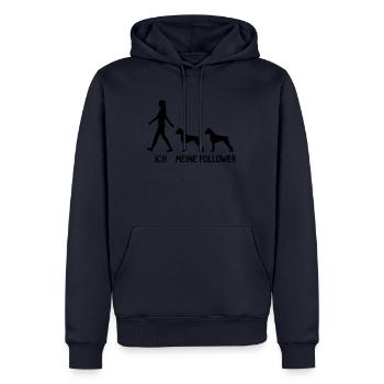Ich Meine Follower Boxer Hund Hunde Züchter - Männer Premium Bio Hoodie - Navy - Vorne - Nico (187cm)