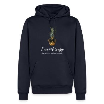 big bang theory:I´m not crazy II - Männer Premium Bio Hoodie - Navy - Vorne - Nico (187cm)