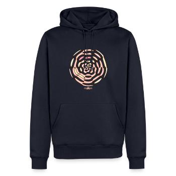 Résumé n° 57 - Sweat à capuche Premium bio Homme - bleu marine - Devant - Nico (187cm)