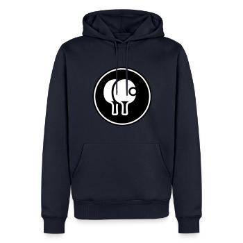 Tischtennis Sport Ping pong - Männer Premium Bio Hoodie - Navy - Vorne - Nico (187cm)