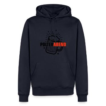 Polterabend Bier - Männer Premium Bio Hoodie - Navy - Vorne - Nico (187cm)