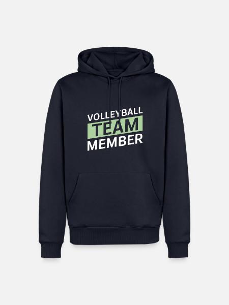 Volleyball Team - Männer Premium Bio Hoodie - Navy