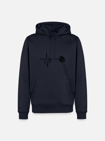 Farm Ernte Puls - Männer Premium Bio Hoodie - Navy